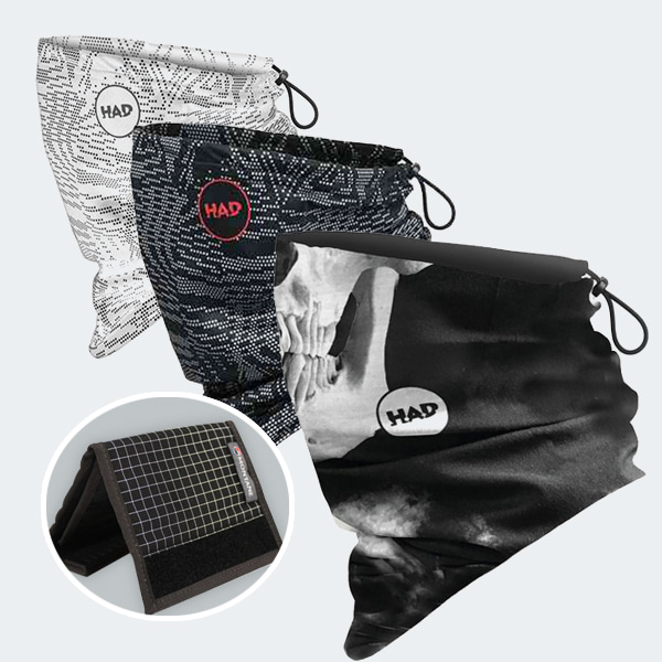 (사은품 증정)HAD X-FILTER 초미세먼지차단 PM2.5 등산 마스크 + 몬테인 지갑